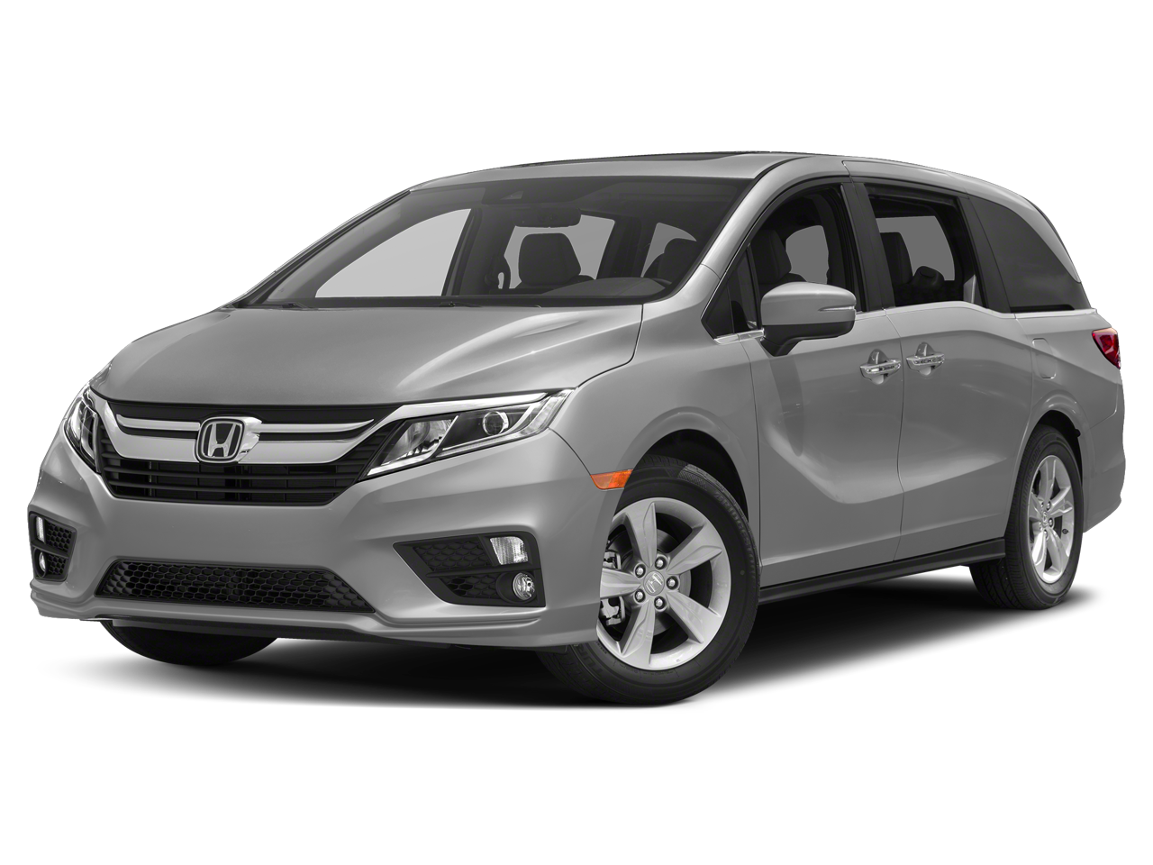 2018 Honda Odyssey EX-L in Silver — front three-quarter view