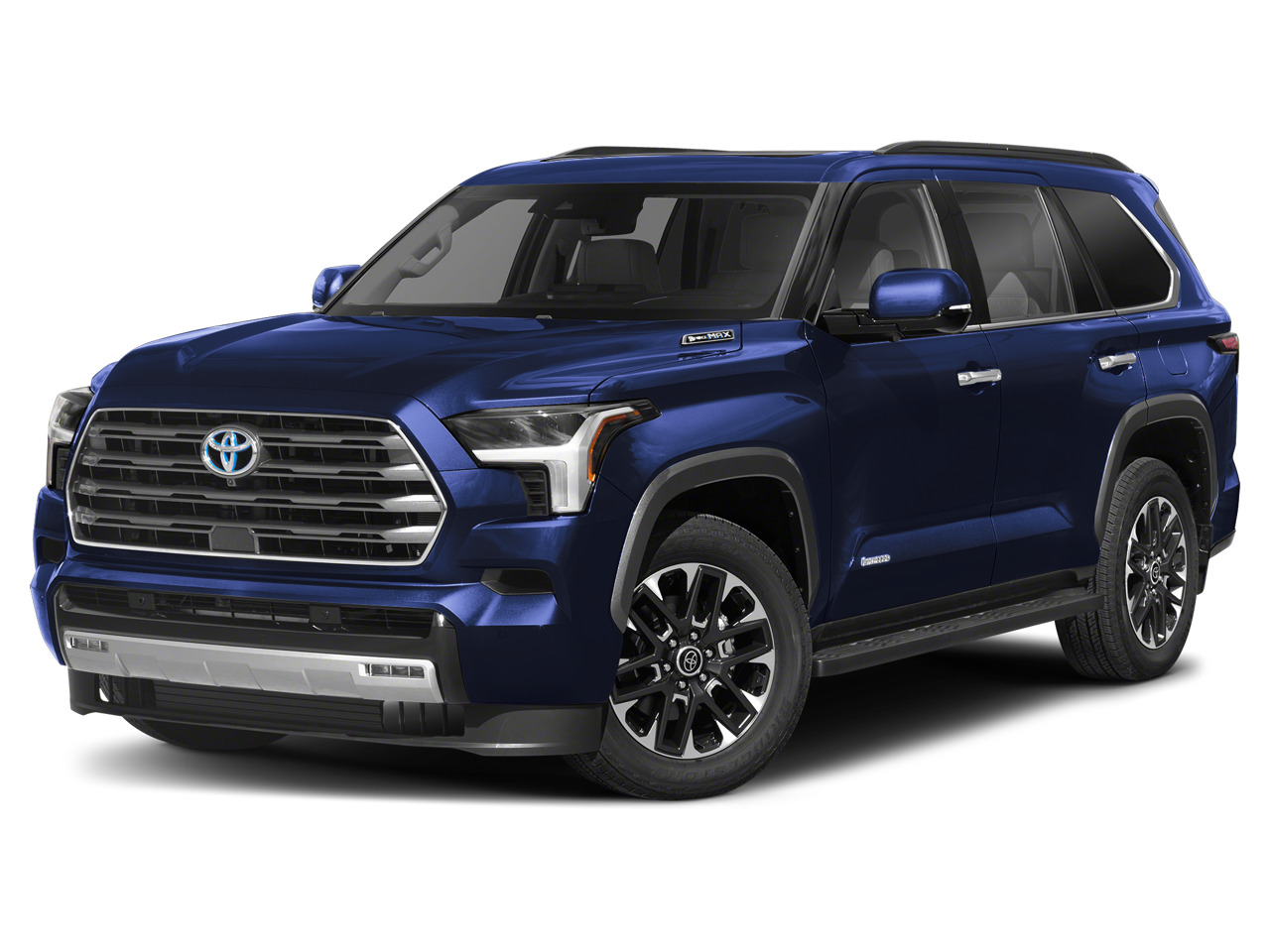 2024 Toyota Sequoia Limited in Blueprint — front three-quarter view