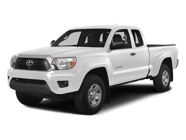 2014 Toyota Tacoma Base SR5 in Super White — front three-quarter view
