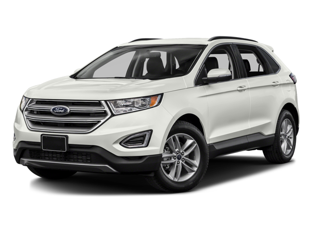 2017 Ford Edge SEL in Magnetic Metallic — front three-quarter view