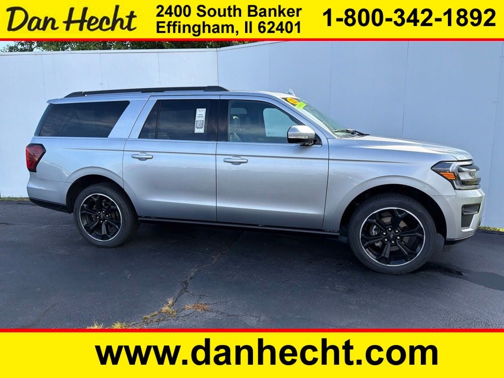 2022 Ford Expedition Max Limited in Silver Metallic — front three-quarter view