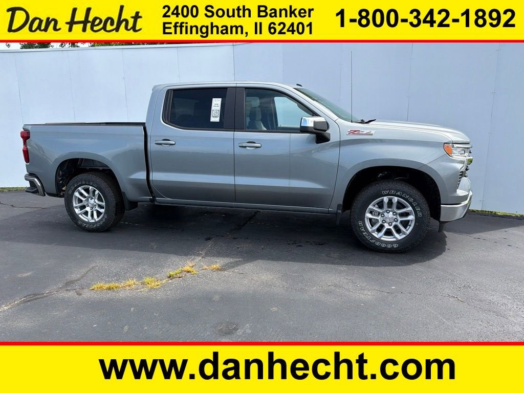 2026 Chevrolet Silverado 1500 LT in Sterling Gray Metallic — front three-quarter view