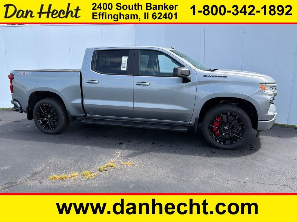 2026 Chevrolet Silverado 1500 RST in Sterling Gray Metallic — front three-quarter view