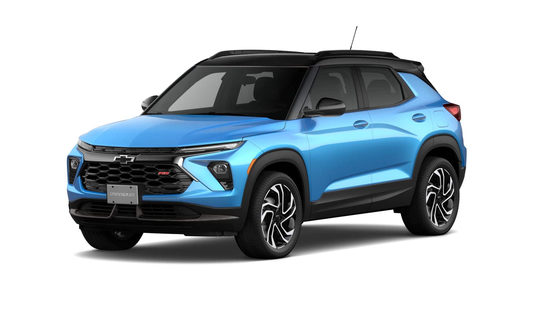 2026 Chevrolet Trailblazer RS in Marina Blue Metallic — front three-quarter view